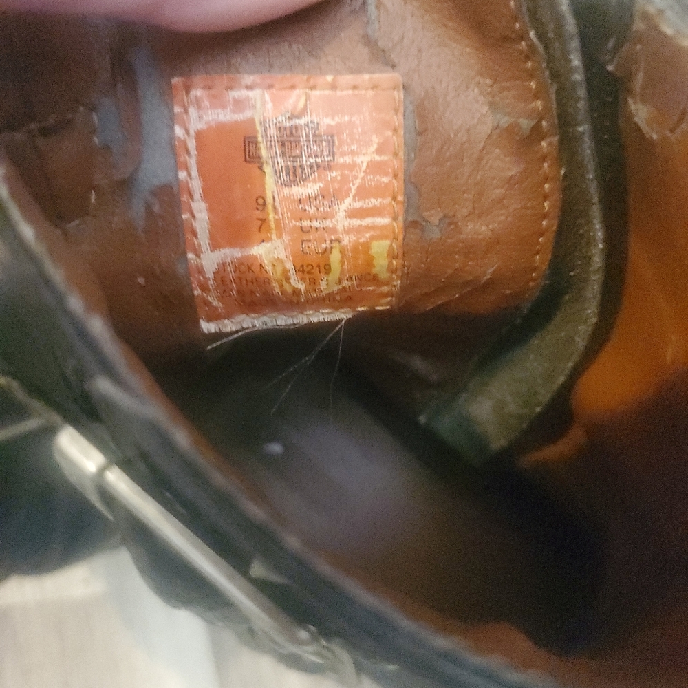 Harley-Davidson Black Leather Boots - Picture 6 of 7